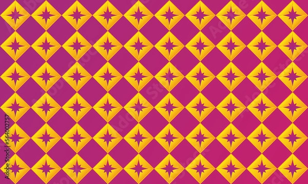 Obraz Seamless pattern with shapes. creative illustration vector design. eps 10