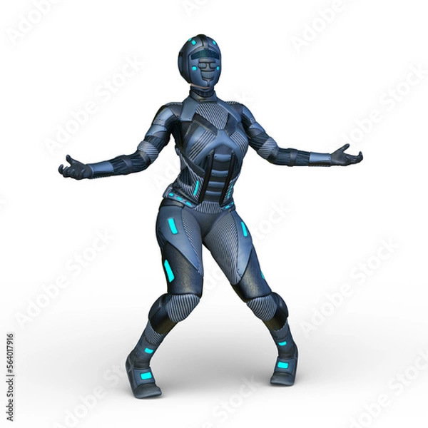 Fototapeta サイバーウーマン