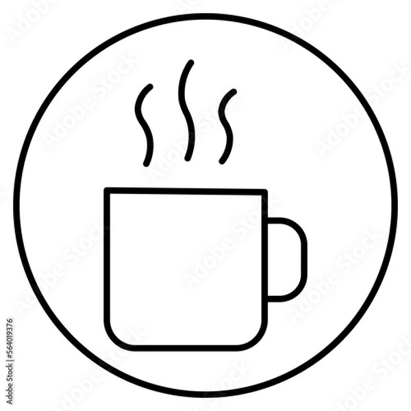 Fototapeta cafe icon