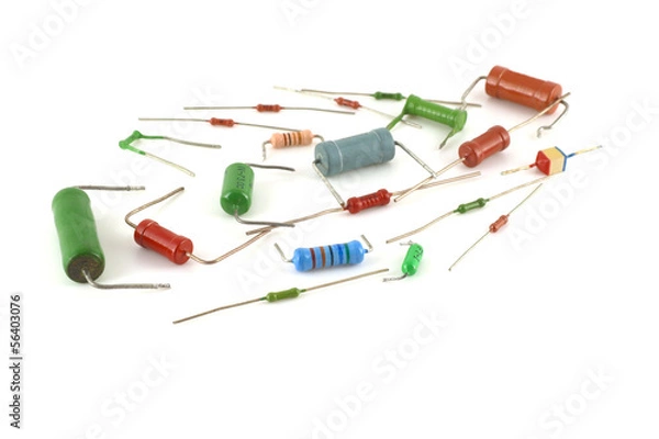 Obraz Electronic components - resistors