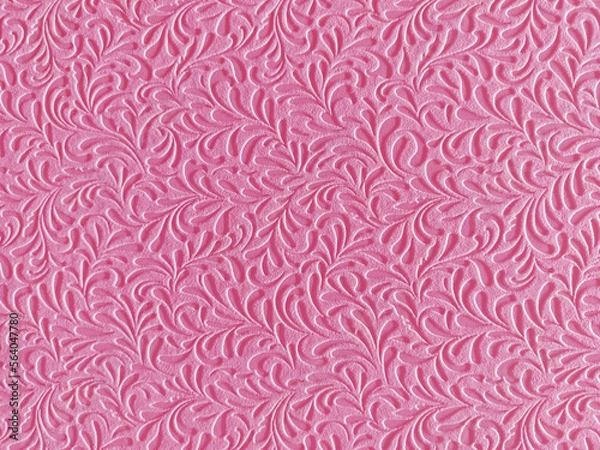 Obraz Abstract irregular pink background, fabric texture