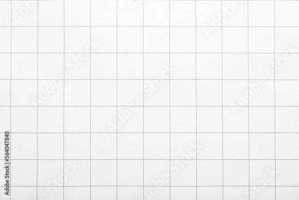 Obraz Texture of checkered paper sheet, closeup