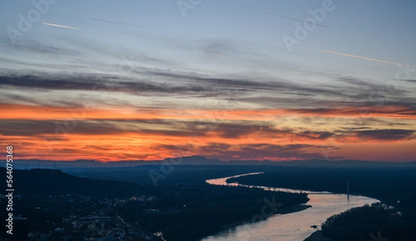 Obraz Sunset landscape