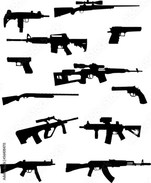 Obraz Weapon collection - vector