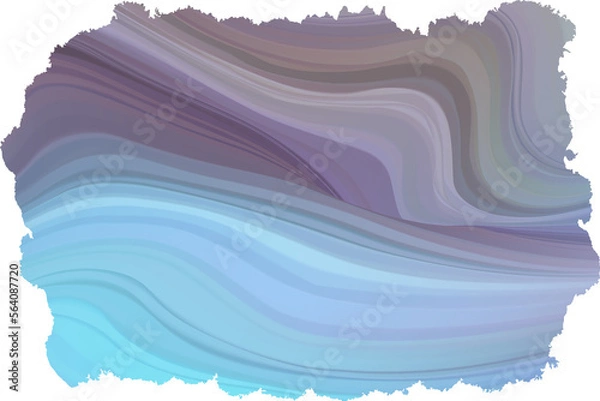 Fototapeta Brush Stroke Wave Texture Gradient Blue Color