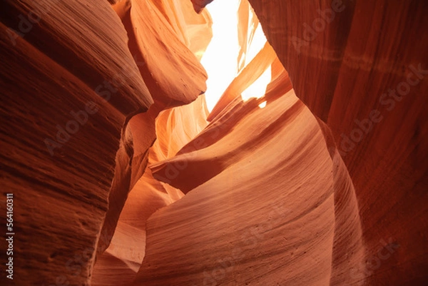 Obraz 砂岩に囲まれた渓谷