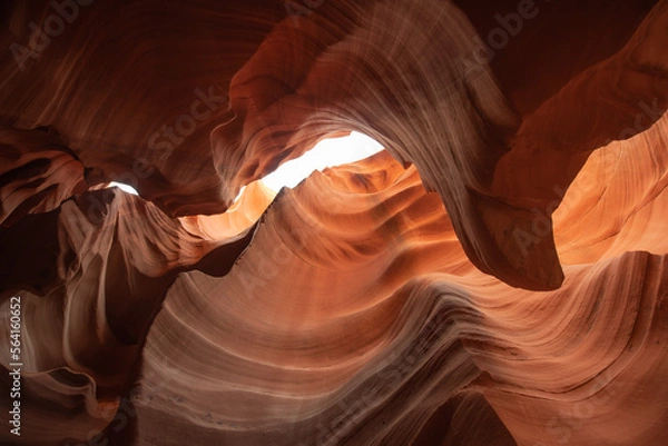 Fototapeta 砂岩に囲まれた渓谷