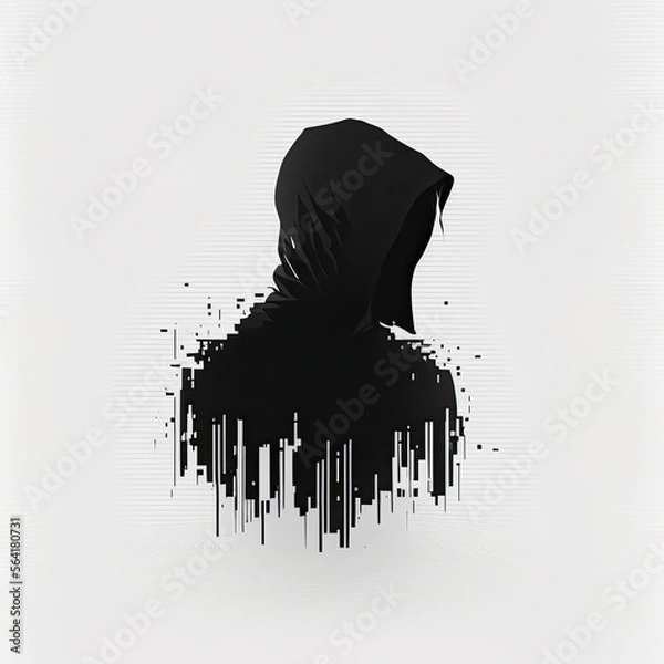 Fototapeta Hacker Logo create with generative AI