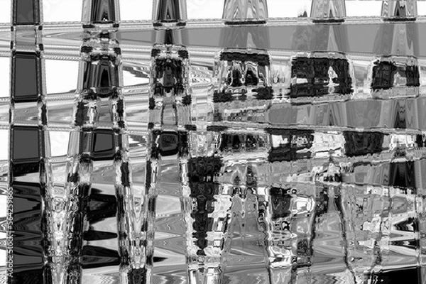 Obraz Abstract dynamic effect background and wallpaper art 