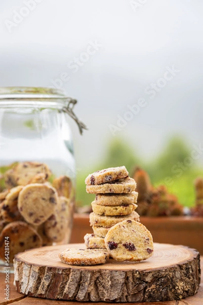 Obraz Biscoitos caseiros com passas