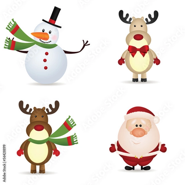 Obraz christmas icons