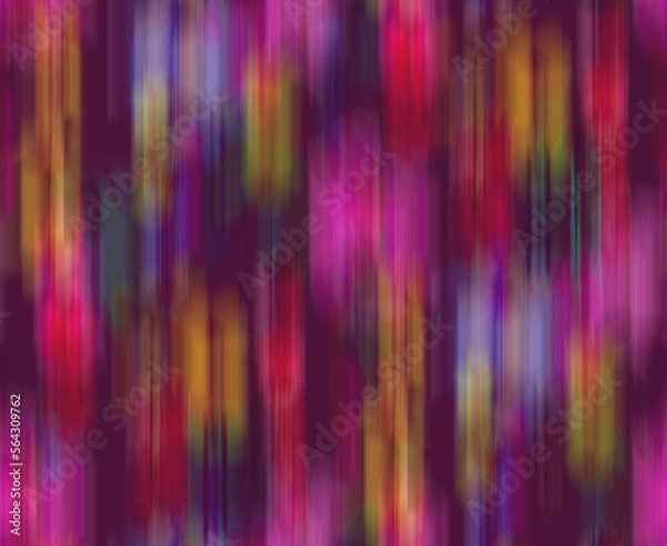Fototapeta Abstract Brush Strokes Soft Background Colorful Motion Blurred Texture Seamless Pattern Trendy Fashion Colors Design Material Perfect for Allover Fabric Print or Wrapping Paper