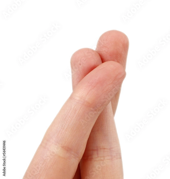 Obraz Hand isolated on white