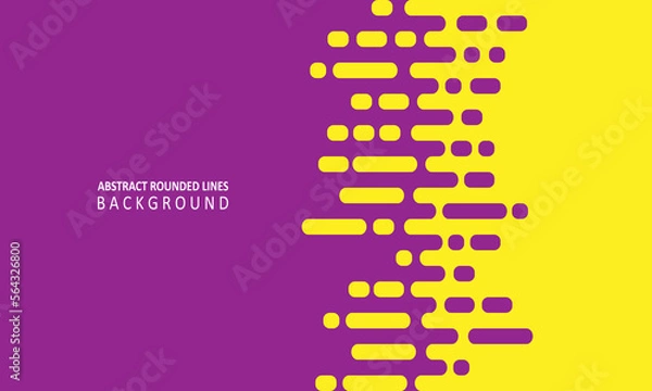 Obraz rounded lines background , EPS 10