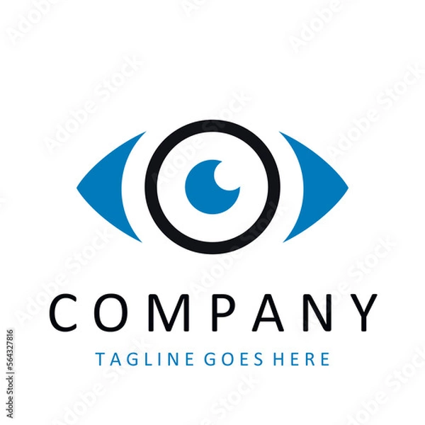 Fototapeta Creative Eye Concept Logo Design Template