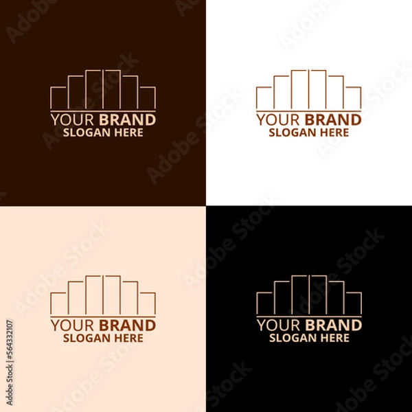 Fototapeta Logo Chart Template