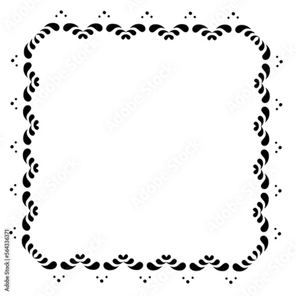 Obraz frames in vintage style with elements of ornament, art, pattern, background, texture
