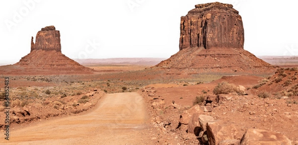 Obraz Monument Valley with transparent sky