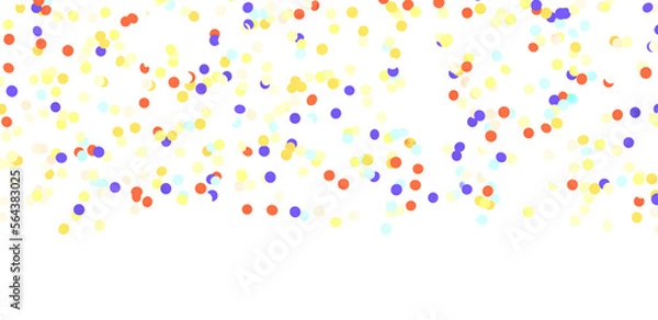 Fototapeta silver confetti explosion festive background