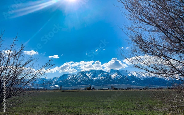 Obraz snow covered mountains