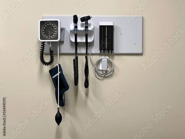 Obraz Instruments on the wall of a medical office