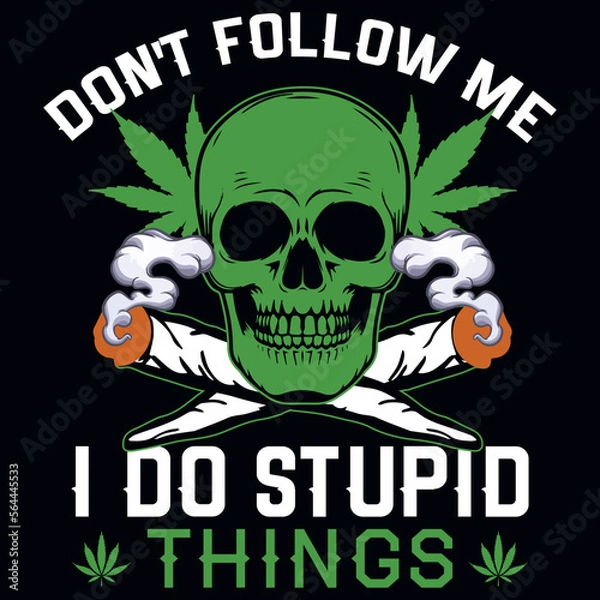 Fototapeta Weeds graphics tshirt design 