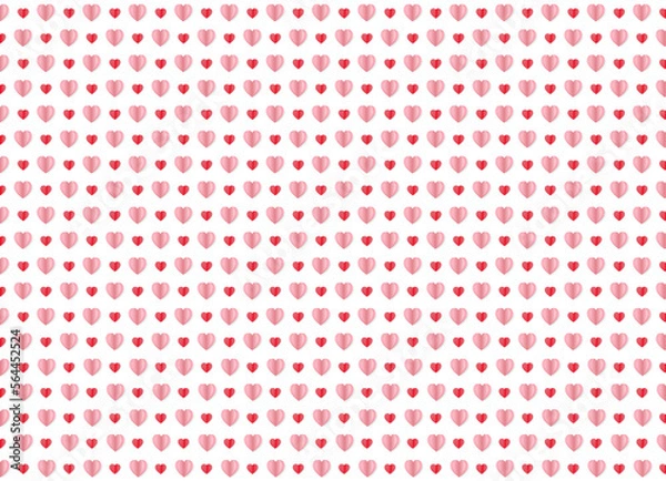 Obraz Happy valentine's day card hearts background