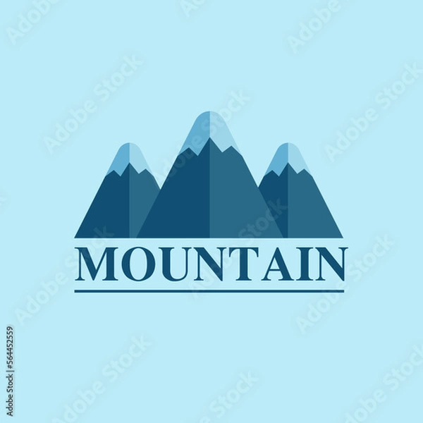 Obraz Mountain Outdoor Logo Icon 