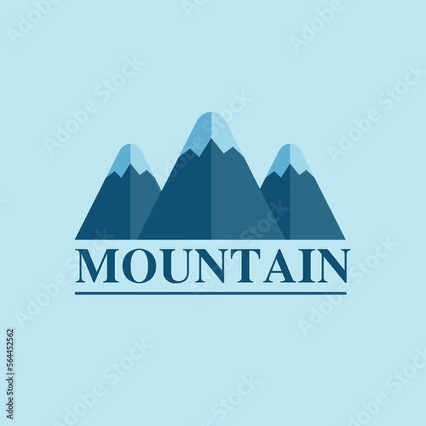 Obraz Mountain Outdoor Logo Icon 