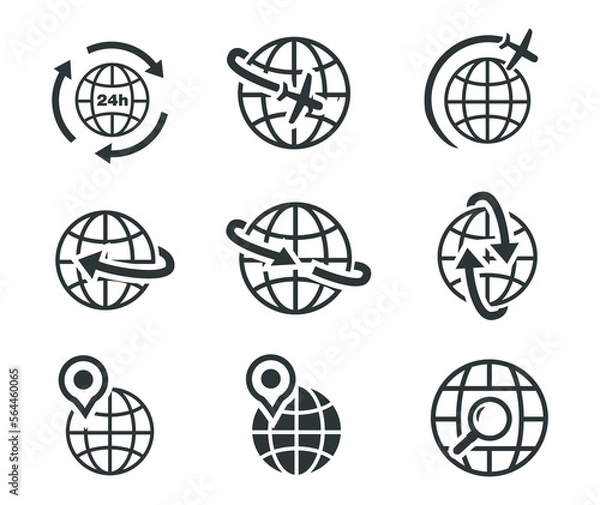 Fototapeta Globe icon