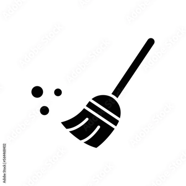 Obraz broom icon vector design template in white background