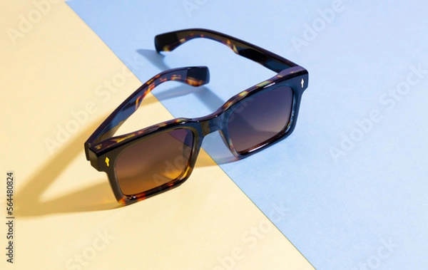 Obraz Sunglasses With multi-color background