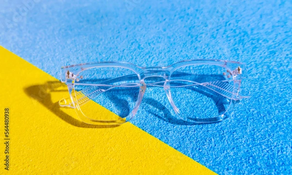 Obraz Sunglasses With multi-color background