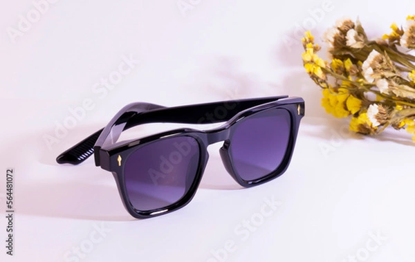 Obraz Sunglasses With multi-color background