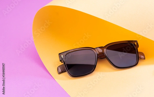 Obraz Sunglasses With multi-color background