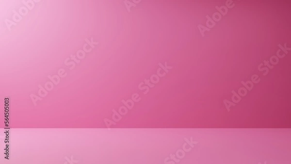 Fototapeta blank pink studio use as background.3d rendering.