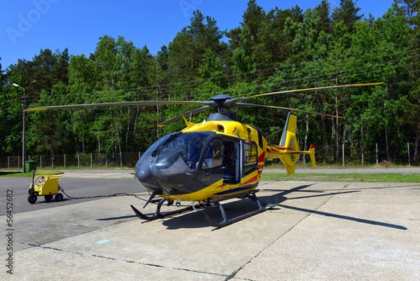 Fototapeta rescue helicopter