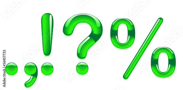 Fototapeta Знаки препинания