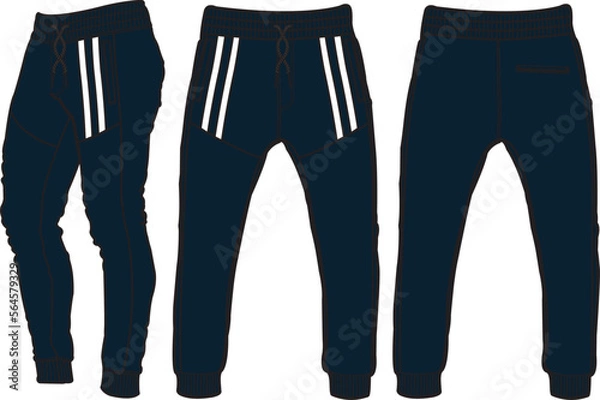 Obraz Jogger, Sport suits design template, sweat pant, jogging