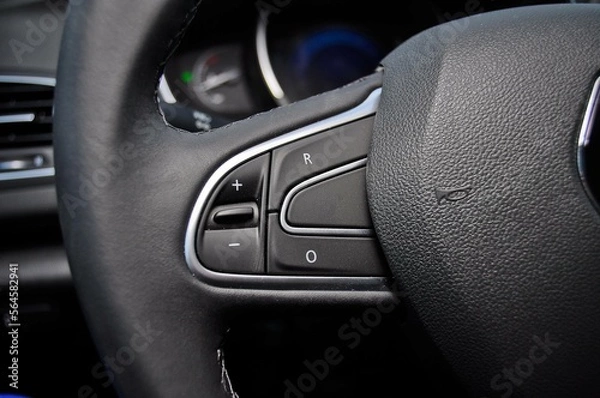 Fototapeta Steering wheel buttons