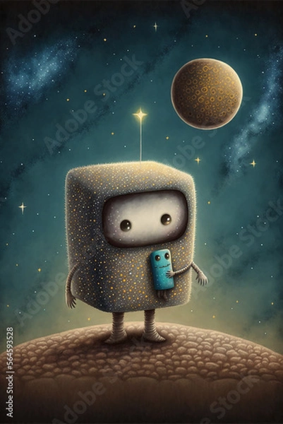 Obraz Robot in space