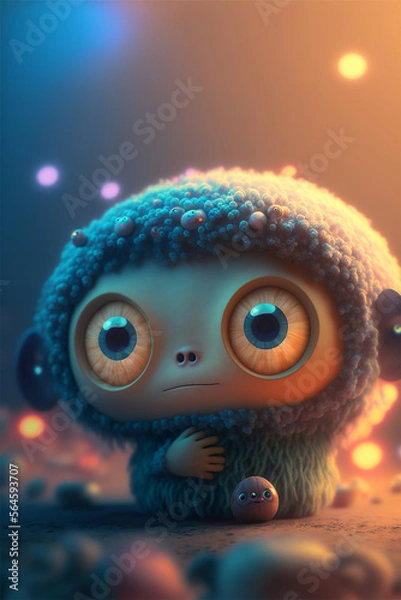 Obraz Big eye monster