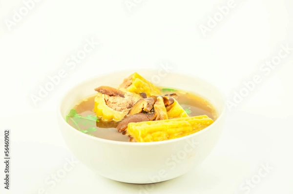 Obraz Bitter Melon Soup in Sparerib Broth