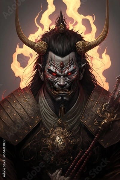 Fototapeta Yōkai, ayakashi, mononoke, mamono, Rekishi. Created using generative AI tools.
