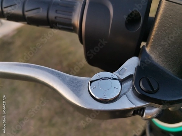 Fototapeta A​ motorcycle brake adjustment device