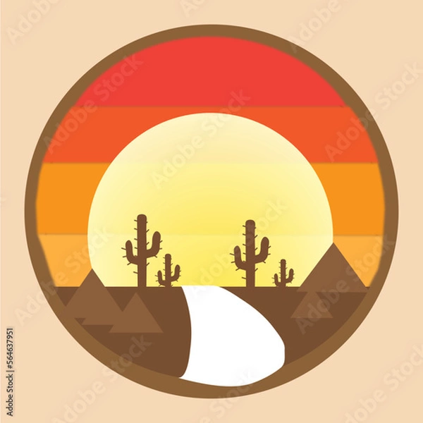 Obraz Sandy landscape