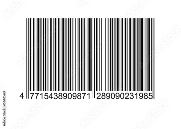 Fototapeta barcode