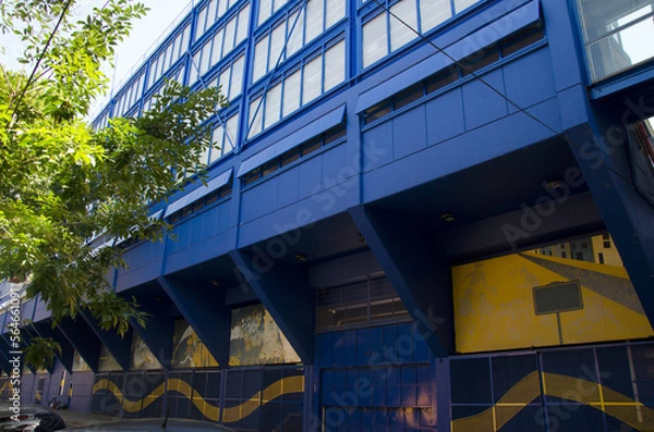 Fototapeta soccer stadium in the center of the town of la boca in buenos aires, near caminito.
