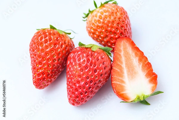 Obraz 真っ赤なイチゴの紅ほっぺ