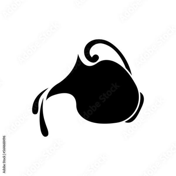 Fototapeta Jug isolated on white background